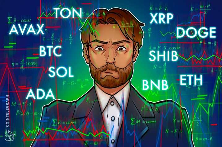 Price analysis 4/5: BTC, ETH, BNB, SOL, XRP, DOGE, ADA, AVAX, TON, SHIB