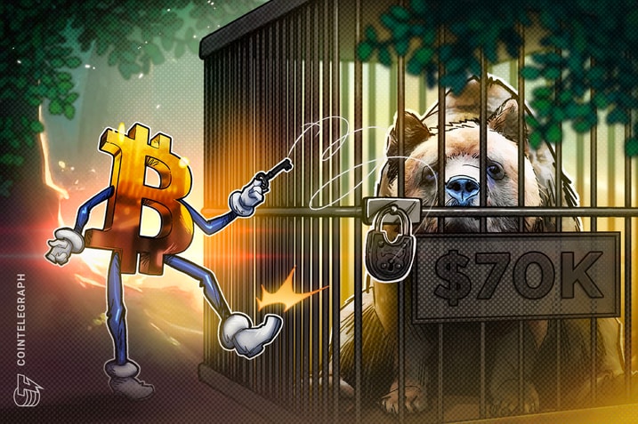 BTC price lower highs keep Bitcoin bears in control at $70K